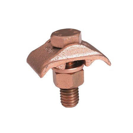 Burndy Mechanical Grounding Connector, 2 Copper Cables to 1/4" Thick Bar, 4 A GCM30